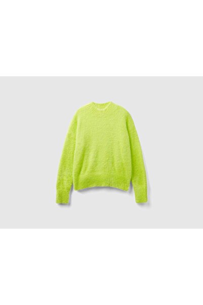 United Colors of Benetton Solid High-Neck Sweater