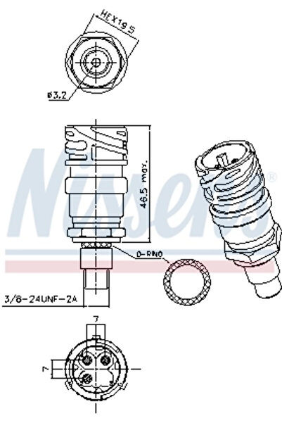Nissens Comutator Presiune Aer Conditionat Volvo Fl/FM10/FM12