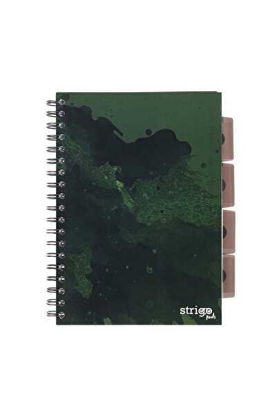 Strigo Spiral notebook and dividers Project Book FUSION B5, mathematics, 200 pg, cardboard covers PADS003