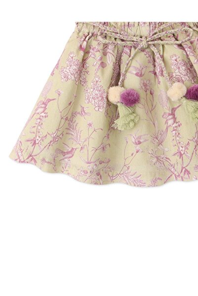 Gingersnaps Girls Printed Tie-Waist Skirt