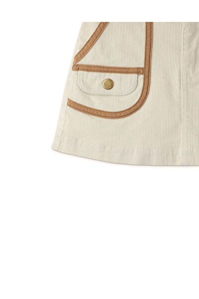 Gingersnaps Girls Ribbed Side-Pocket Skirt