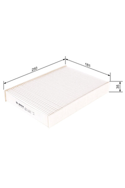 Bosch Filtru Aer Habitaclu Nissan 10-Trail 3/Qashqai 2 Renault Espace 5/Kadja...