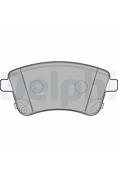 DELPHİ Brake pad set disc brake KIA VENGA Hatchback Van 2015-2020 LP2203