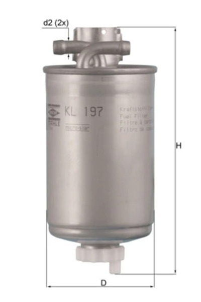 KNECHT Filtru Combustibil Audi A2