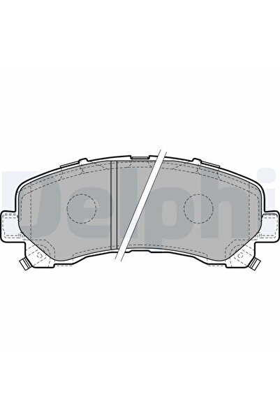 DELPHİ Brake pad set disc brake ISUZU D-MAX II platform / chassis 2012-2017 LP2229