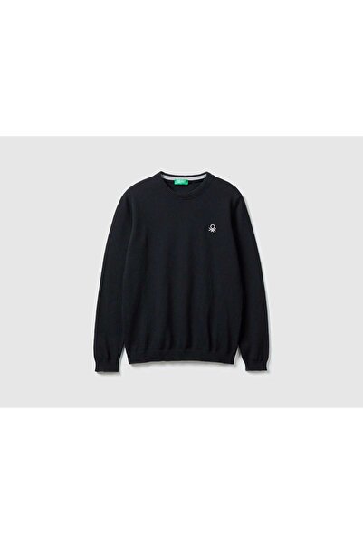 United Colors of Benetton Cotton Long-Sleeve Sweater
