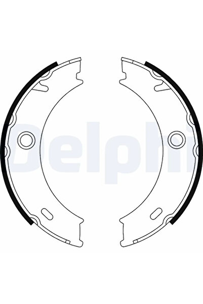 DELPHİ Handbrake brake shoe set MERCEDES-BENZ SPRINTER 4-t platform / chassis 1995-2006 LS1917