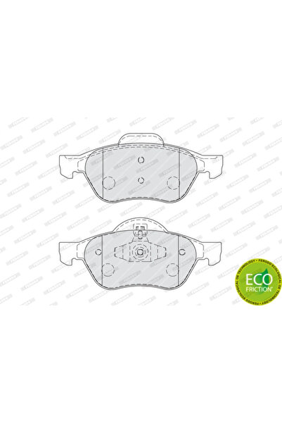 FERODO Brake Pad Set Disc Brake Renault Megane 2/Scenic 2