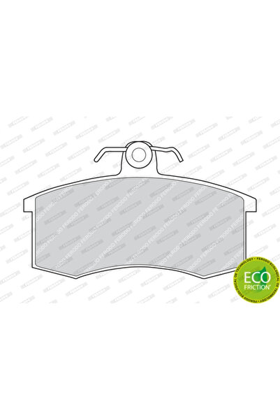 FERODO Brake Pad Set Disc Brake Lada 110/111/112 Zaz Tavria