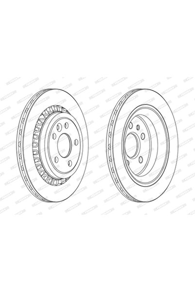 FERODO Disc Brake Volvo XC60 1 Suv/XC60 1 Van