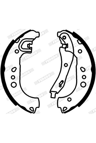 FERODO Brake Shoe Set Audi A1 Seat Arona/Ibiza 5