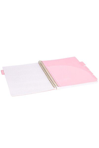 Strigo Spiral notebook and dividers Project Book MARBLE A4, mathematics, 200 pg, cardboard covers PADS027