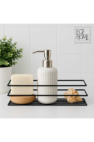 EGE HOME STORE Ömür boyu paslanmaz yapışkanlı banyo ve mutfak düzenleyici raf