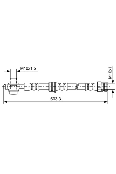 Bosch Furtun Frana Audi Q3 Vw Tiguan