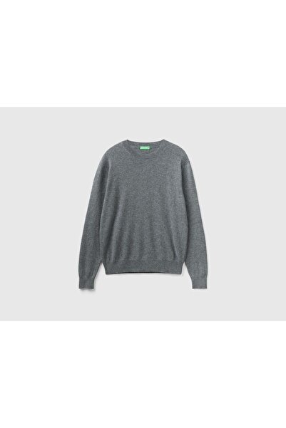 United Colors of Benetton Dark Gray Cashmere Sweater