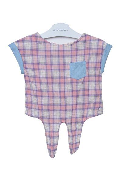 Gingersnaps Girls Embroidered Belly Top