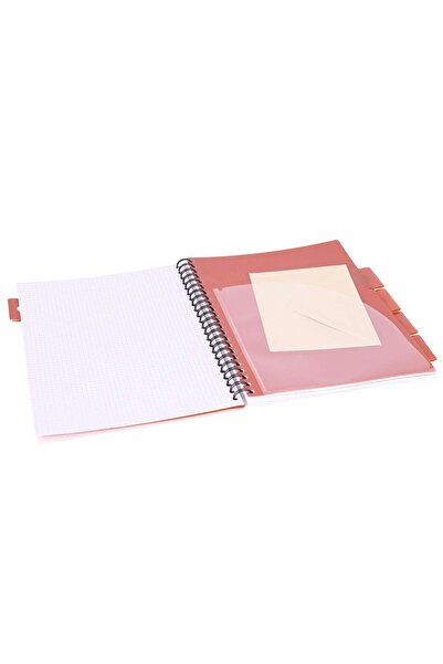 Strigo Spiral notebook and dividers Project Book BASIC A4, mathematics, 200 pg, cardboard covers PADS056