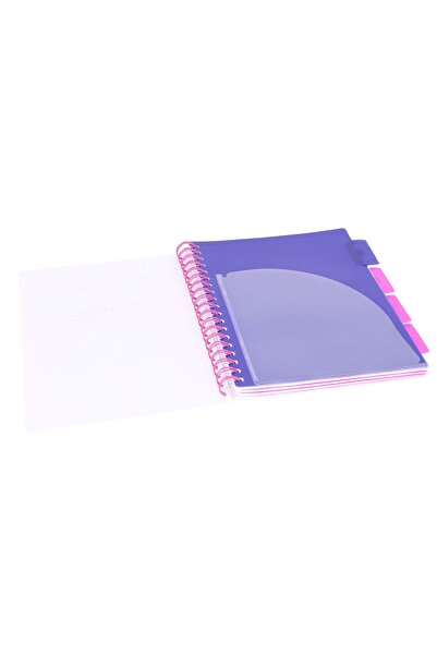 Strigo Spiral notebook and dividers Project Book NEON B5, mathematics, 200 pg, cardboard covers PADS013