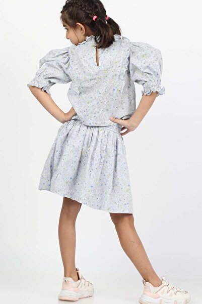 Gingersnaps Girls Printed Half-Sleeve Top