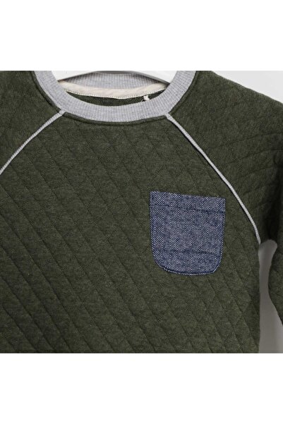 Gingersnaps Solid Ribbed Boys' Sweater