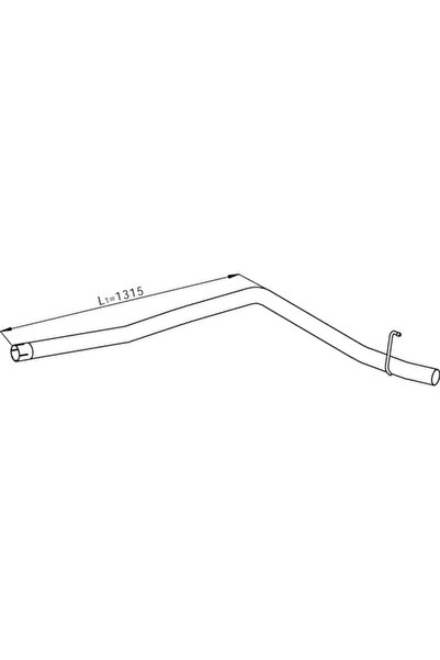 Dinex Racord Evacuare Spate Iveco Daily 4 Caroserie/Daily 4 Platou / Sasiu