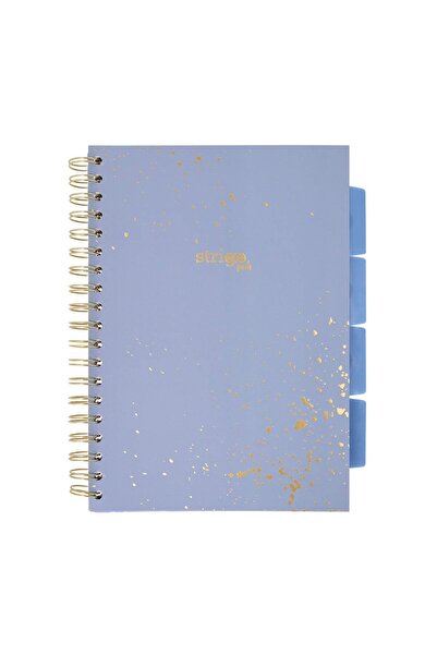 Strigo Spiral notebook and dividers Project Book MARBLE B5, mathematics, 200 pg, cardboard covers PADS031