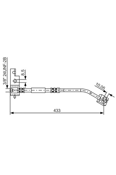Bosch Furtun Frana Chrysler Pt Cruiser Dodge Neon 2
