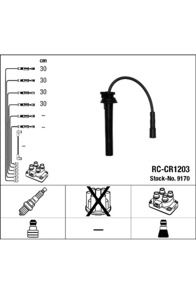 NGK Ignition Wiring Kit Chrysler Pt Cruiser/Sebring