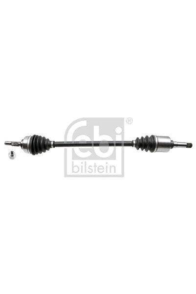 FEBI BILSTEIN Driveshaft Front right axle PEUGEOT 1007 (KM_) 2005-2010