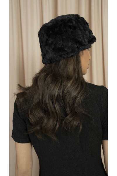 mica قبعة نسائية أنيقة من الفرو