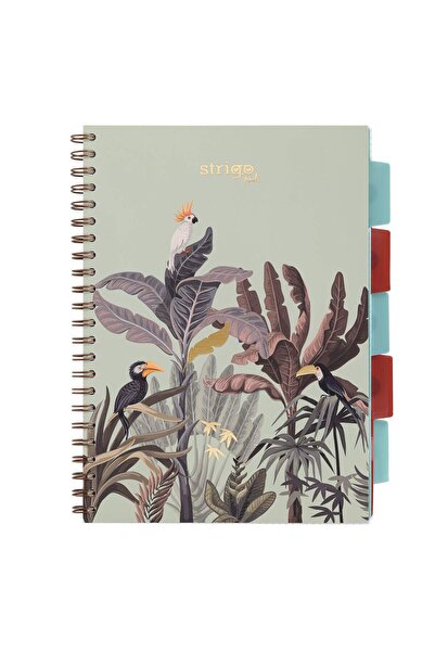 Strigo Caiet spirala si separatoare Project Book AFRICA A4, matematica, 200 p...