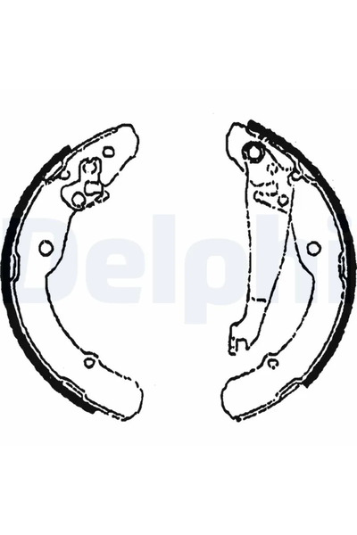 DELPHİ Brake shoe set VW CADDY II Van/Saloon 1995-2004 LS1784
