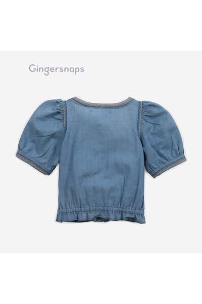 Gingersnaps Girls Ruffled Knit Top