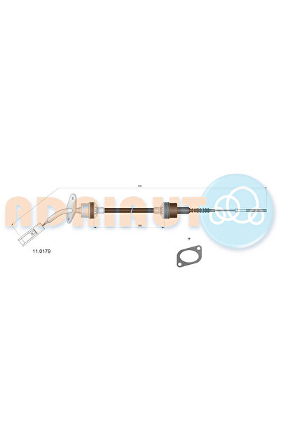 Adriauto Cablu Ambreiaj Fiat Doblo Autoutilitara/Limuzina Spatioasa/Doblo Mic...