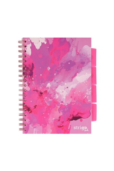 Strigo Caiet spirala si separatoare Project Book FUSION B5, matematica, 200 p...