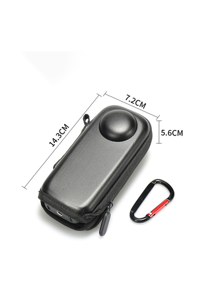 Choice لـ X4 X5 باللون الأسود لـ Insta 360 X5 حقيبة تخزين محمولة مضادة للخدش وغطاء تخزين محمول لـ I