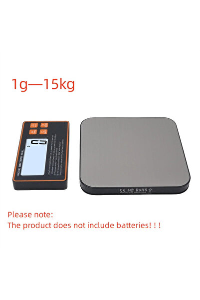 Choice 1g--15kg Wireless Kitchen Scale with Remote Display Stainless Steel Pan Magnetic Digital Electronic