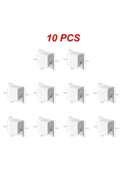 Choice 10 قطع من 1 إلى 100 قطعة حامل فرشاة أسنان بدون ثقب حامل معجون أسنان مث...