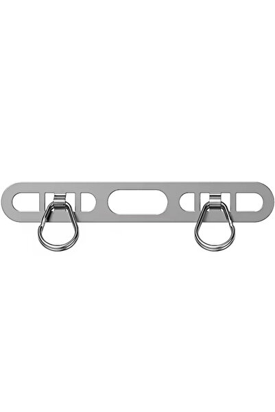 Choice8 Metal 1pc silvery 1pcs Stainless Steel Mobile Phone Lanyard Patch Sid...