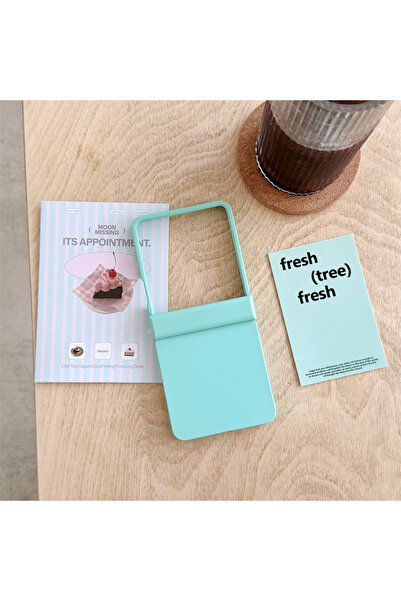 Choice Galaxy Z Flip7 Sky Blue Solid Color Macaron Phone Case for Z Flip 7 FE...