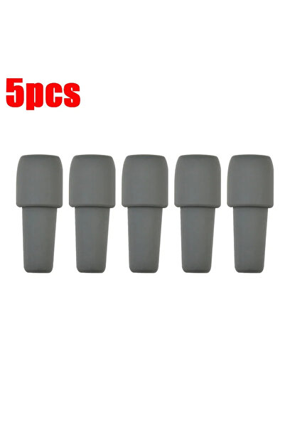 Choice رمادي - مجموعة من 5 قطع من سدادة زجاجات النبيذ الأحمر العالمية مع سداد...