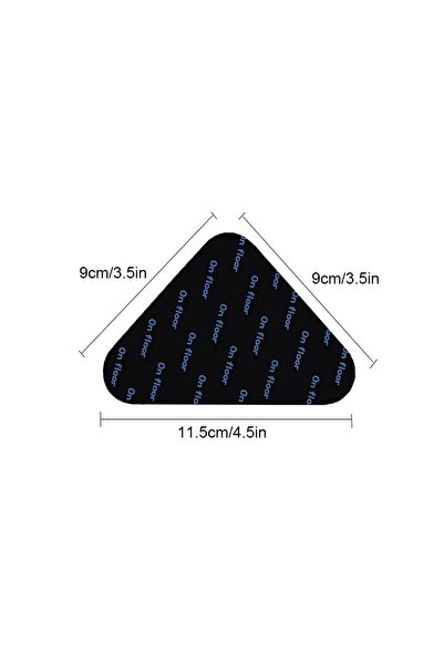 Choice triangle 12pcs 12PCS Carpet Non-slip Sticker Reusable Water Proof Anti Curling Carpet Patch Fixed St
