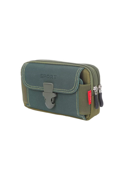 Choice حقيبة حزام للرجال باللون الأخضر، حقيبة هاتف محمول، حقيبة جراب، حقيبة خصر مولي، حقيبة ظهر صغيرة للمهام التكتيكية، حزام