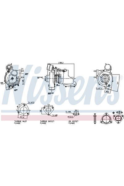 Nissens Compresor Sistem De Supraalimentare Land Rover Defender/Discovery 2