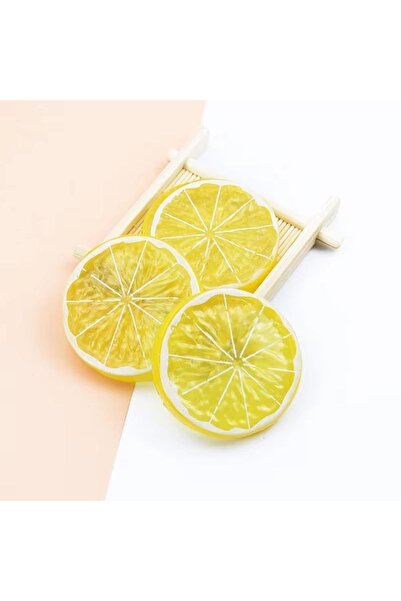 Choice 20 قطعة صفراء 20/50 قطعة نباتات ليمون صناعية بلاستيكية مزيفة ألعاب أطفال ملصقات ثلاجة إبرة يدوية