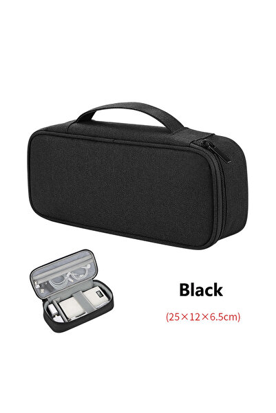 Choice Black Portable Travel Data Cable Storage Bag Organizer Free Combination Waterproof Carry Case for Di