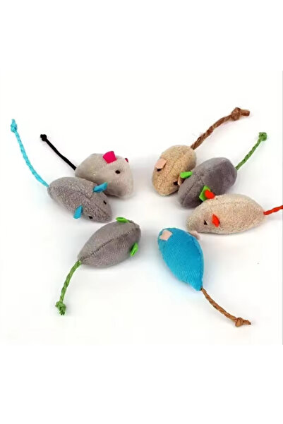 Choice 7 ألوان عشوائية، 3/7 قطع من ألعاب الفئران والقطط التفاعلية المحشوة بال...