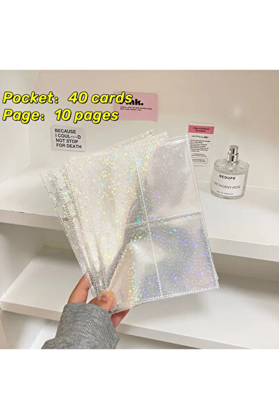 Choice9 4 grids 10pcs A5 Kpop Idol PostCard Album Photo Card Binder Inner Pag...
