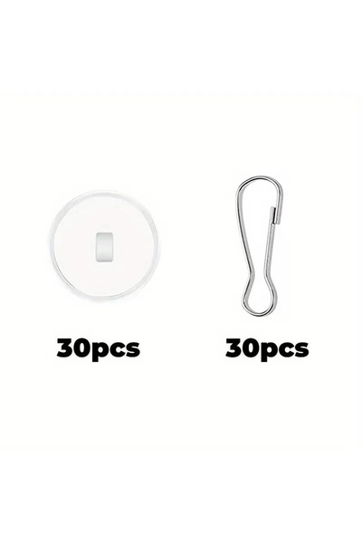 Choice 30 قطعة B 30 قطعة خطافات سقف ذاتية اللصق قوية لاصقة سقف أقراص صغيرة شف...