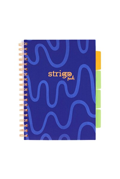 Strigo Spiral notebook and dividers Project Book NEON B5, dictando, 200 pg, cardboard covers PADS084